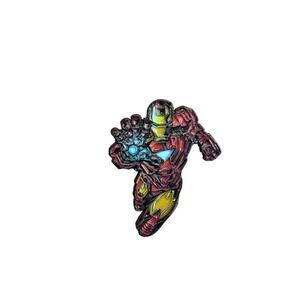 Marvel Iron Man Blasting Repulsor Rays Character Enamel Pin